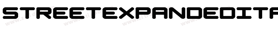 StreetExpandedItalic-X0Z字体转换