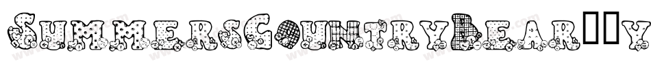 SummersCountryBear2-yjLm字体转换