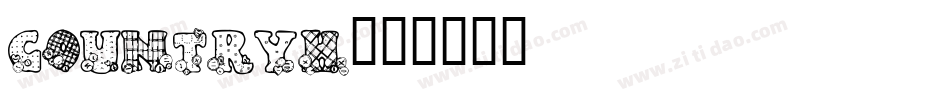 countryh字体转换