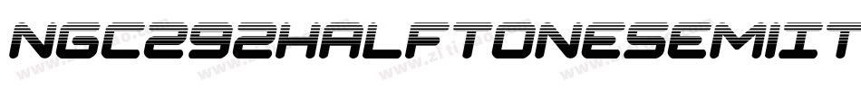 Ngc292HalftoneSemiItalic-L3A0W字体转换