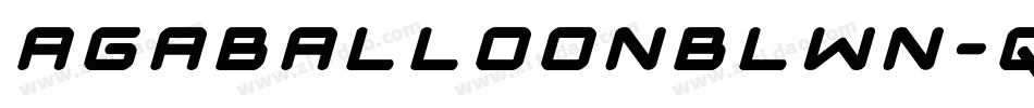 AgaBalloonBlwn-qxG6字体转换