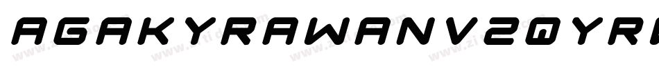 AgaKyrawanV2Qyrwn-A836字体转换