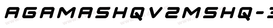AgaMashqV2Mshq-3mdX字体转换