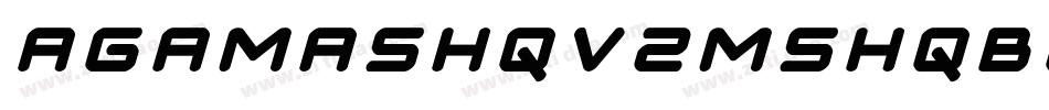 AgaMashqV2MshqBold-xj6j字体转换
