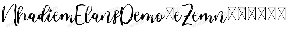 NhadiemElansDemo-eZemn字体转换