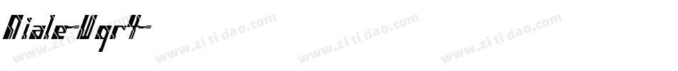 Niale-Wqr4字体转换