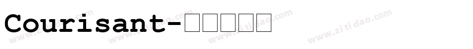Courisant字体转换