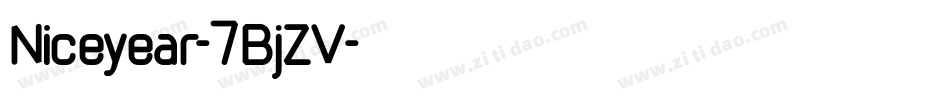 Niceyear-7BjZV字体转换