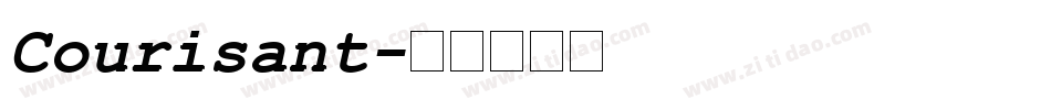 Courisant字体转换