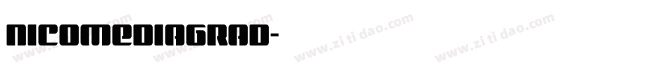 nicomediagrad字体转换