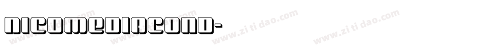 nicomediacond字体转换