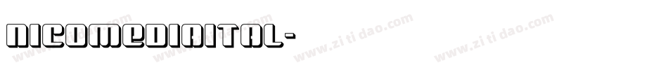 nicomediaital字体转换