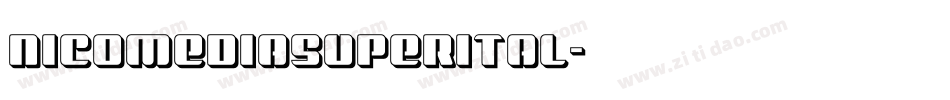 nicomediasuperital字体转换