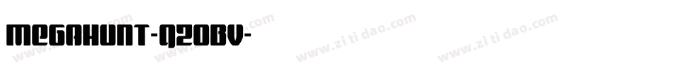 Megahunt-qZ0BV字体转换