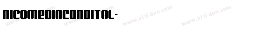 nicomediacondital字体转换