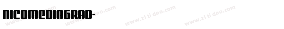 nicomediagrad字体转换