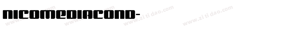 nicomediacond字体转换