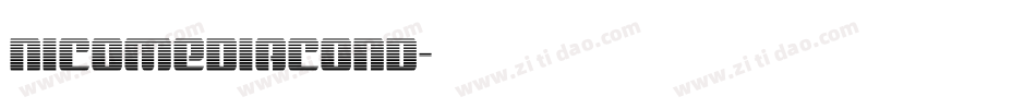 nicomediacond字体转换