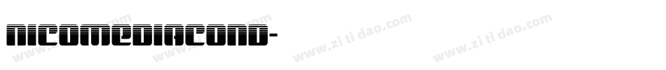 nicomediacond字体转换