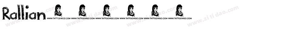 Rallian字体转换