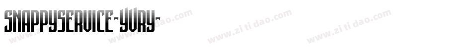 Snappyservice-YVry字体转换