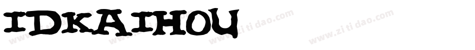 id-kaihou字体转换