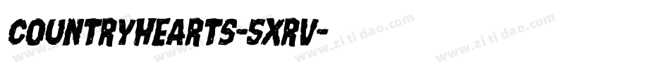 CountryHearts-5XrV字体转换