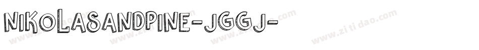NikolasAndPine-Jggj字体转换