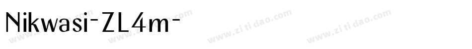 Nikwasi-ZL4m字体转换