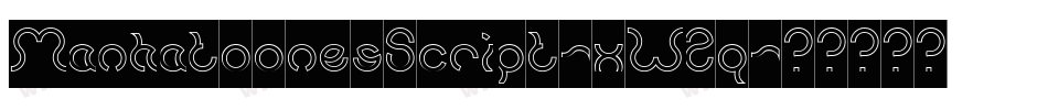 ManhatoonesScript-xWZq字体转换