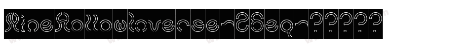 NineHollowInverse-Z6zq字体转换