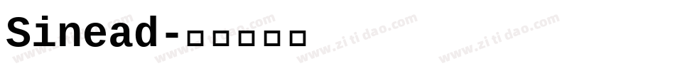 Sinead字体转换