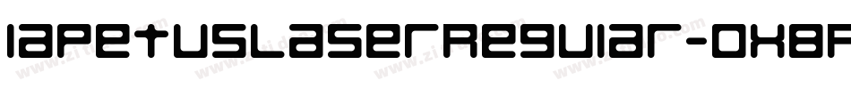 IapetusLaserRegular-0X8P字体转换 IapetusLaserRegular-0X8P字体转换