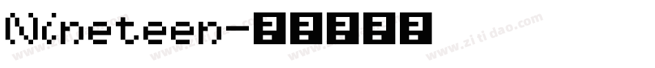 Nineteen字体转换