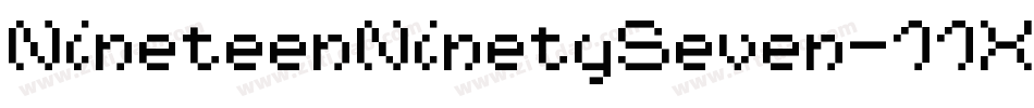 NineteenNinetySeven-11XB字体转换 NineteenNinetySeven-11XB字体转换