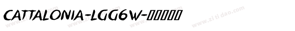 Cattalonia-lgg6w字体转换