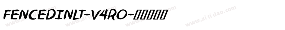 FencedInLt-V4r0字体转换
