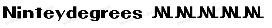 Ninteydegrees-2308字体转换