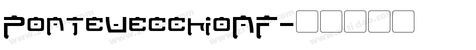PonteVecchioNF字体转换