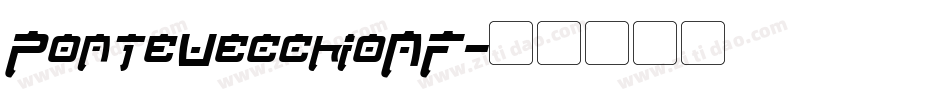 PonteVecchioNF字体转换
