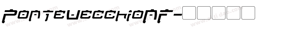 PonteVecchioNF字体转换