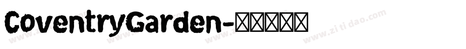 CoventryGarden字体转换