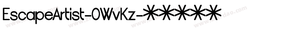 EscapeArtist-0WvKz字体转换