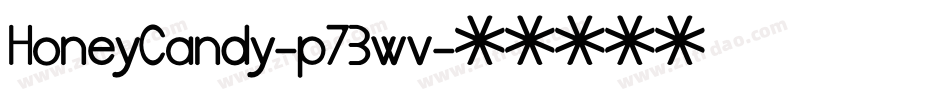 HoneyCandy-p73wv字体转换