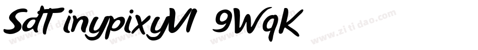 SdTinypixyV1-9WqK字体转换
