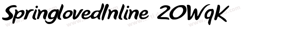 SpringlovedInline-2OWqK字体转换