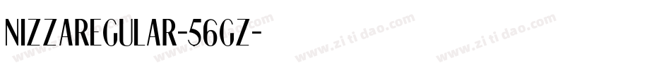 NizzaRegular-56Gz字体转换 NizzaRegular-56Gz字体转换