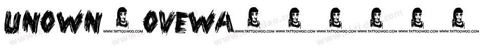 Unown-OVEwA字体转换