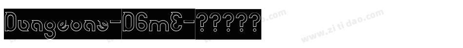Dungeons-D6mE字体转换