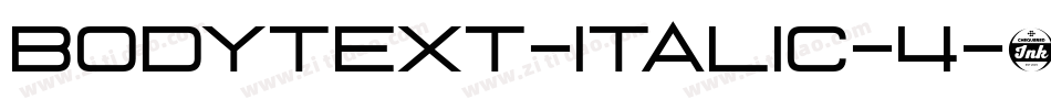 bodytext-italic-4字体转换